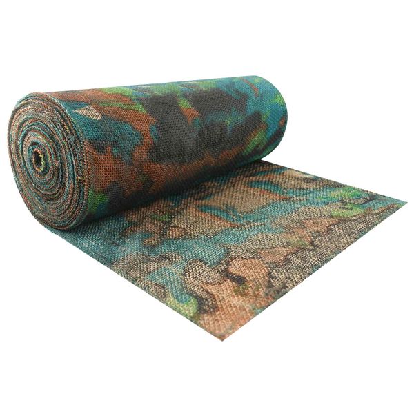 vidaXL Jutový rol Maskáčová 200 x 2500 cm
