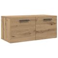 vidaXL Nástenná skrinka 80 x 36.5 x 35 cm Kompozitné drevo dub artisan