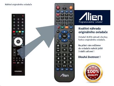 Diaľkový ovládač ALIEN Grundig TP8