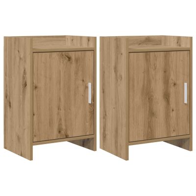 vidaXL Nočné stolíky 2 pcs Dub artisan 40 x 30 x 60 cm