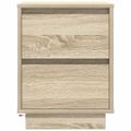 vidaXL nočná skrinka s LED osvetlením dub sonoma 38x34x50 cm