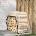 vidaXL Priehľadná plachta s okami 1x2 m PVC