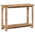 vidaXL Konzolový stolík 100x35x75 cm masívne mangovníkové drevo