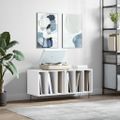 vidaXL Skrinka na platne biela 100x38x48 cm kompozitné drevo