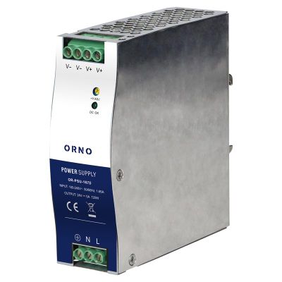 ORNO OR-PSU-1675 Priemyselný zdroj spínaný 24V DC 5A 120W na DIN lištu