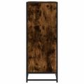 vidaXL Regál na topánky dymový dub 48x38x97,5 cm spracované drevo