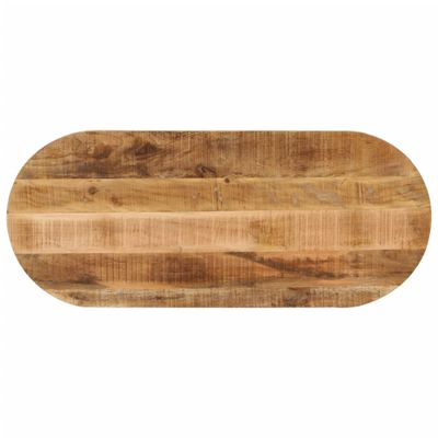 vidaXL Stolová doska 110x50x3,8 cm oválna masívny mangovník