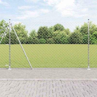 vidaXL Zvarené drôtené pletivo s betónovým základom 10 x 1,6 m