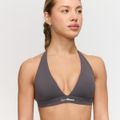 Športová podprsenka Halter Fierce Grey - GymBeam, veľkosť L