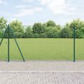 vidaXL Zvarené drôtené pletivo s betónovým základom 50 x 1,2 m Zelená