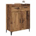 vidaXL Servírovacia skriňa Staré drevo 69,5 x 34 x 90 cm