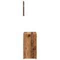 VidaXL Kúpeľňová skrinka so zrkadlom Old Wood Tried Wood