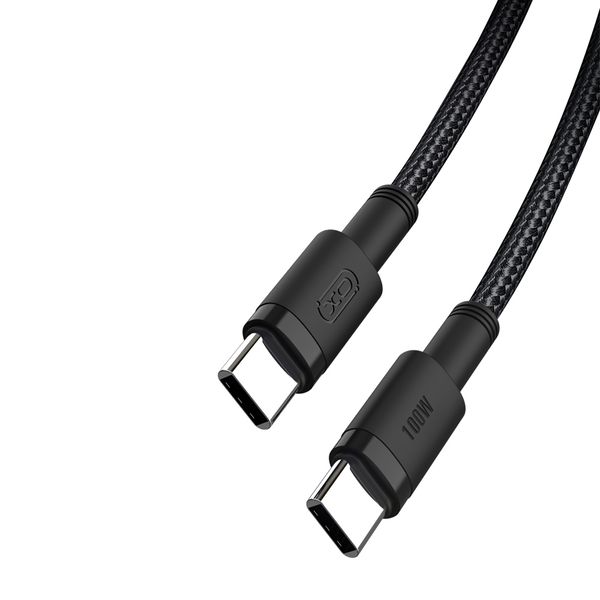 XO kábel NB-Q199 PD USB-C - USB-C 1,5m 100W čierny