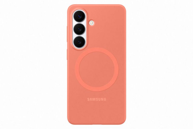 Samsung Silikónový kryt s magnetom S26 Coralred