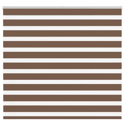 vidaXL Zebra roleta hnedá 155x100 cm šírka látky 150,9 cm polyester