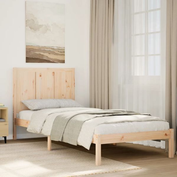 vidaXL Extra dlhá posteľ bez matraca 90x220 cm masívne drevo