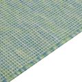 vidaXL Vonkajší koberec s plochým tkaním 100x200 cm tyrkysový
