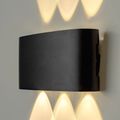 Modee LED čierna nástenná lampa 6W 470lm neutrálna biela (ML-LWL0002)
