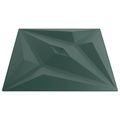 vidaXL Nástenné panely 48 ks 50 x 50 cm Star Zelený XPS Pena