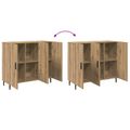 vidaXL Servírovacia skriňa Remeselný dub 90 x 34 x 80 cm
