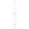 vidaXL Oblúkový gabionový kôš 100x30x220/240 cm pozinkované železo