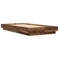 vidaXL Rám postele na podlahe Staré drevo 80 x 210 cm Kompozitné drevo