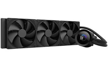 NZXT vodný chladič Kraken 360 / 3x120mm fan / 4-pin PWM / LCD disp. / 6 rokov AIO vodné chladenie, 360mm radiátor, LCD displej 1.54", NZXT Turbine pumpa, 3× 120mm ventilátory, AM5/LGA 1851, čierne