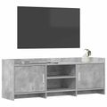 vidaXL TV skrinka 130 x 33 x 47 cm Betónovo sivá Kompozitné drevo