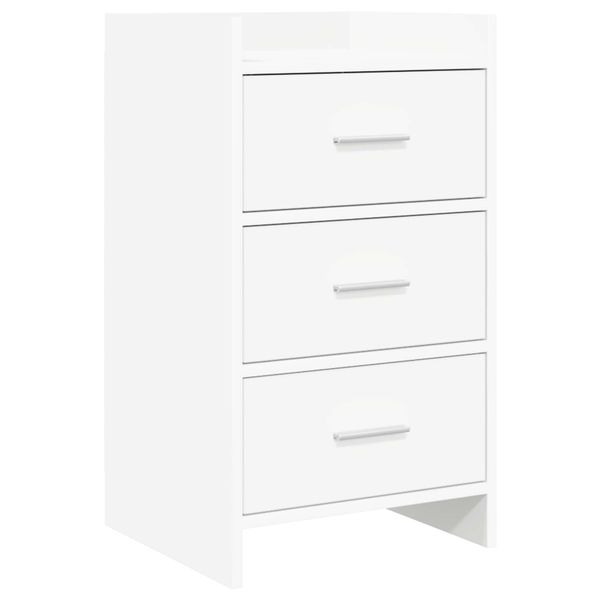 vidaXL Nočné stolíky Biela 40 x 36 x 70 cm Kompozitné drevo