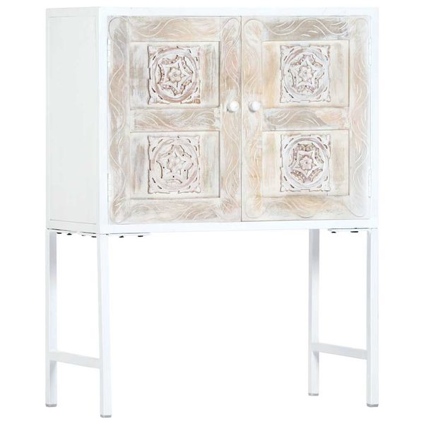 vidaXL Príručná skrinka 70x30x90 cm masívne mangovníkové drevo