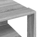 vidaXL Konferenčný stolík sivý sonoma 51,5x51,5x30 kompozitné drevo