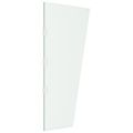 vidaXL Bočný panel pre striešku dverí priehľadný 50x100cm tvrdené sklo