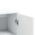 vidaXL Komoda, biela 60x31x84 cm, kompozitné drevo