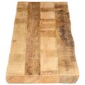 vidaXL Stolová doska živá hrana 160x40x2,5 cm masívny surový mangovník