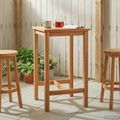 vidaXL Barový stôl Prírodná 60 x 60 x 105 cm Masívny teak