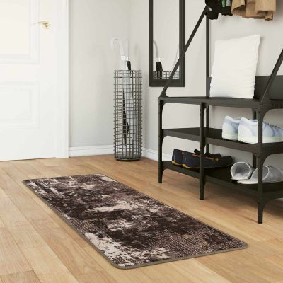 vidaXL Behúň MARSA Čierny 50 x 100 cm Polyester a PVC