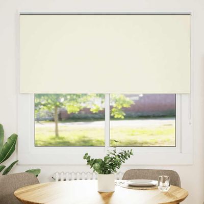vidaXL Roleta zatemnenie sivobiele 155x130 cm Šírka látky 151,6cm