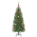 vidaXL Umelý vianočný stromček Zelená 150 cm PE a PVC