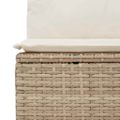 vidaXL Súprava záhradných pohoviek 8 ks Béžová Poly ratan