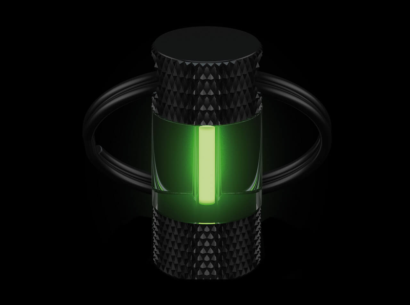 Böker Plus 09BP0011 Mini Glow Green bezbatériové svietidlo na kľúče, zelená