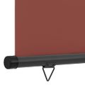 vidaXL Bočná markíza na balkón 125x250 cm, hnedá