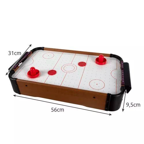 Stolný hokej air hockey 31 x 56 x 9, 5 cm Kruzzel 21882 Stolní hokej air hockey 31 x 56 x 9,5 cm Kruzzel 21882