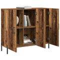 vidaXL Servírovacia skriňa Staré drevo 90 x 34 x 80 cm