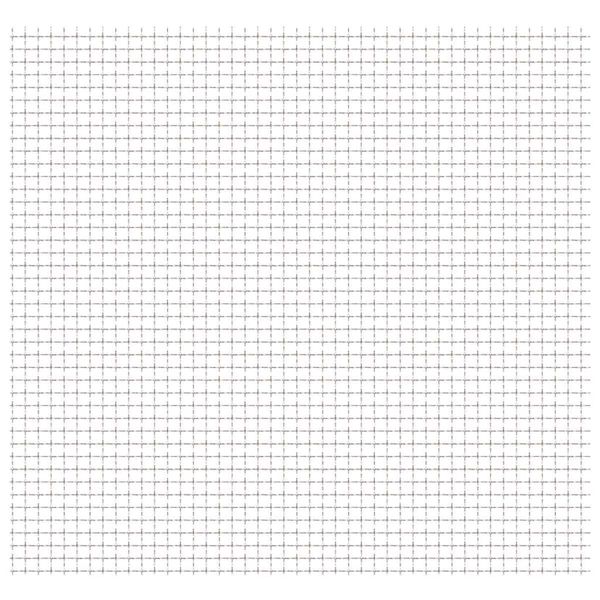 vidaXL Drôtený záhradný plot, nehrdzavejúca oceľ 100x85 cm 21x21x2,5 mm