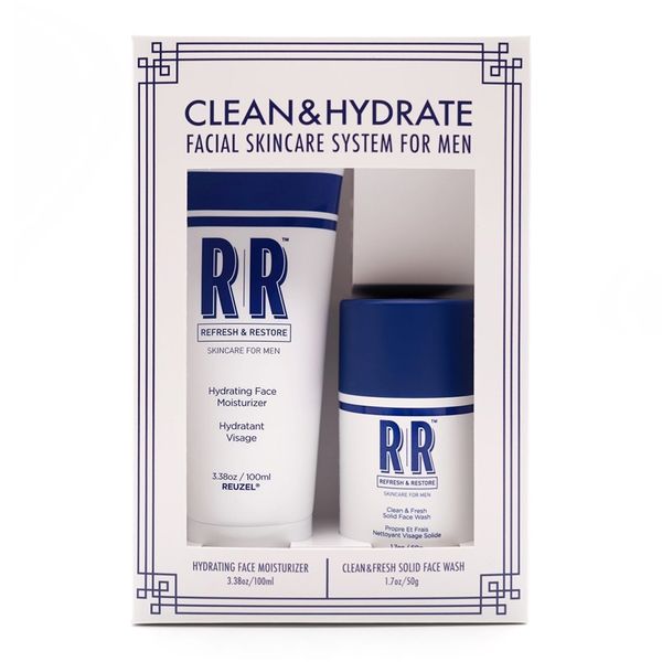 Darčeková sada pre starostlivosť o pánsku tvár REUZEL RR Clean & Hydrate