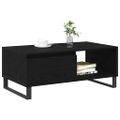 vidaXL Konferenčný stolík Čierny dub 90 x 50 x 36,5 cm