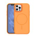 Frame Thin Mag case pre iPhone 12 / 12 Pro 6,1" oranžový