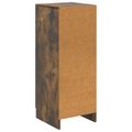 vidaXL Servírovacia skriňa Dymový dub 33 x 34,5 x 87 cm