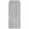 vidaXL Komoda s LED svetlami, sivá sonoma 115,5x30x75 cm