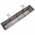 vidaXL Vyvýšené záhony na balkón 2 ks, 80 cm, sivé, polyratan
